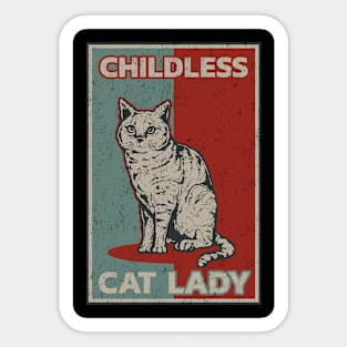 Childless-Cat-Lady Sticker